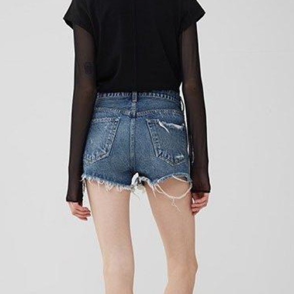 Agolde Parker Cut Off Shorts - Picture 8 of 8